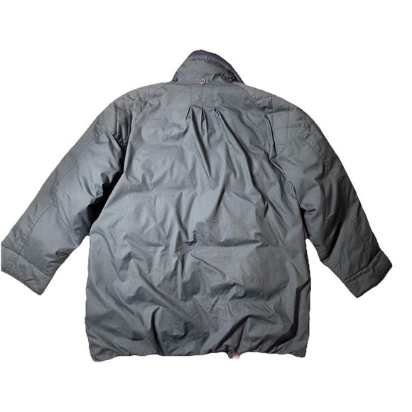 Mulberry Street vintage 90s Down Puffer Parka Hunter Green Women’s size L - Picture 6 of 14